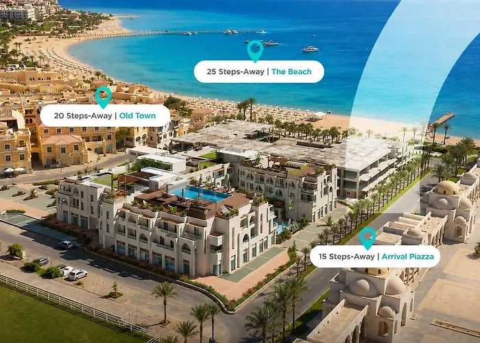 Modern In Sahl Hasheesh - Rooftop Pool - Old Town Hurghada